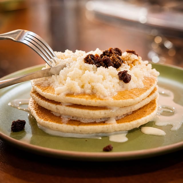PLATANO PANCAKES.