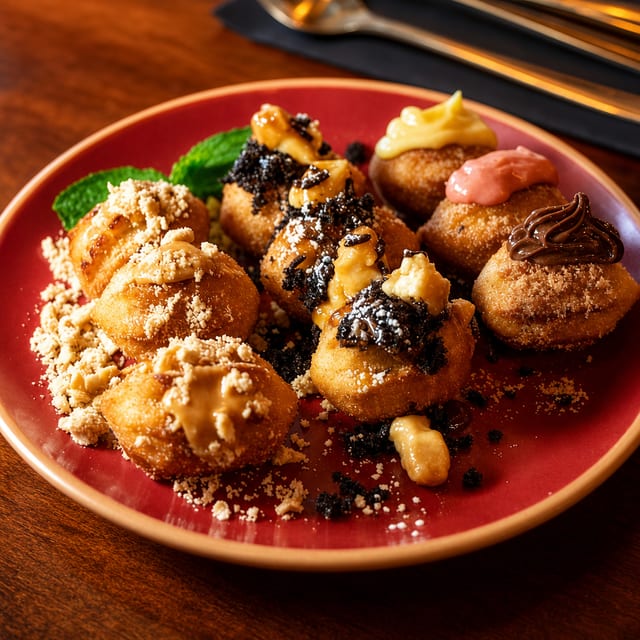 CAJETA STUFFED CHURROS.