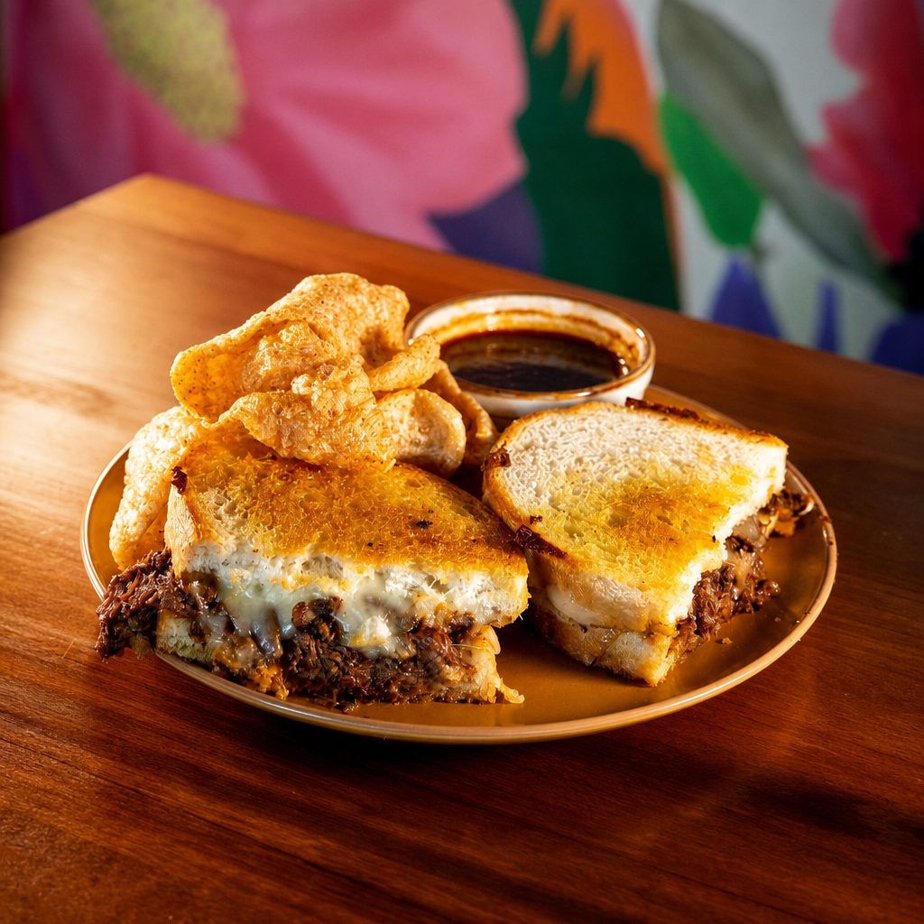 BIRRIA GRILLED CHEESE.